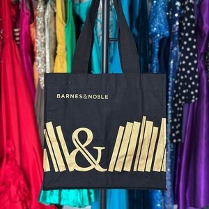 Barnes & Noble x Re-wrap Black Gold Tote